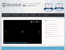 Tablet Screenshot of ericlimlaw.com